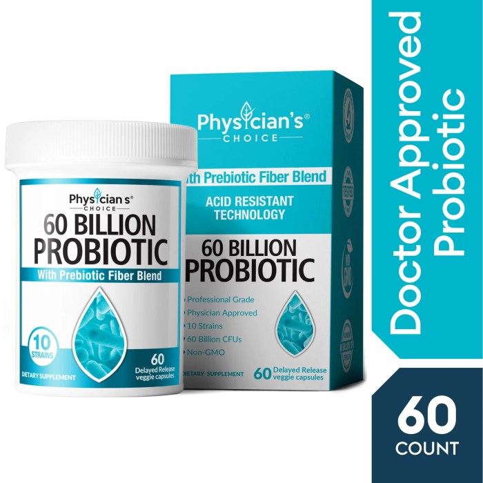 Physician's Choice Probiotics 60 Billion CFU - Dr. Approved Probiotic ...